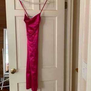 Windsor cowl-neck midi dress